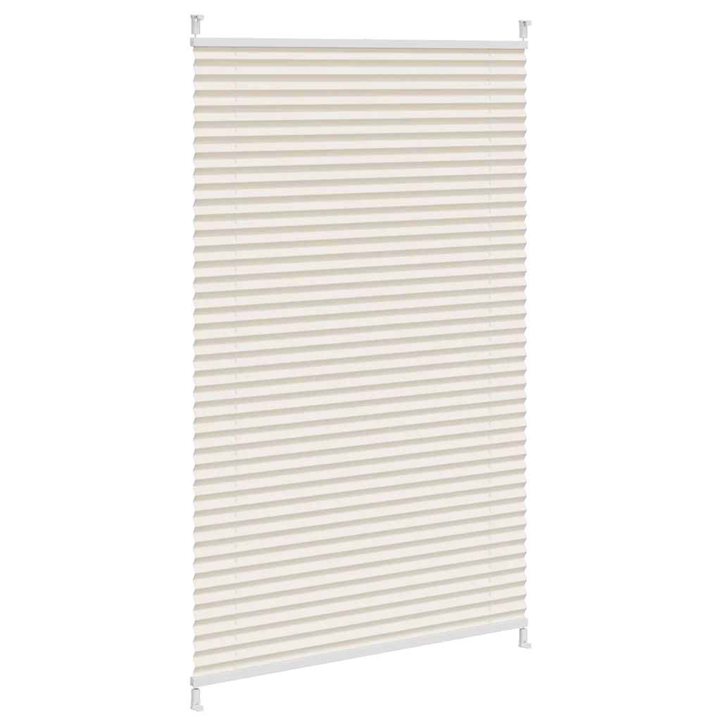 Store plissé occultant 80x125cm Crème