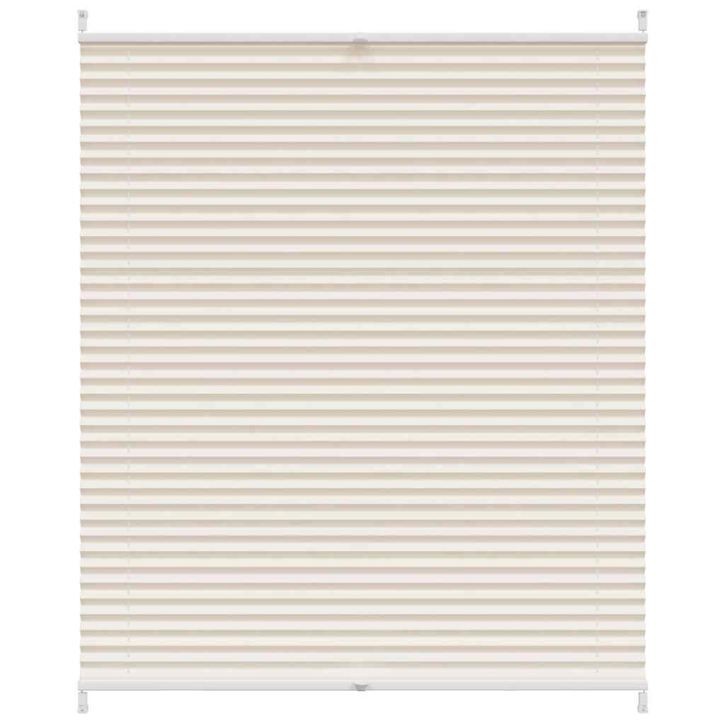 Store plissé 100x125cm Crème