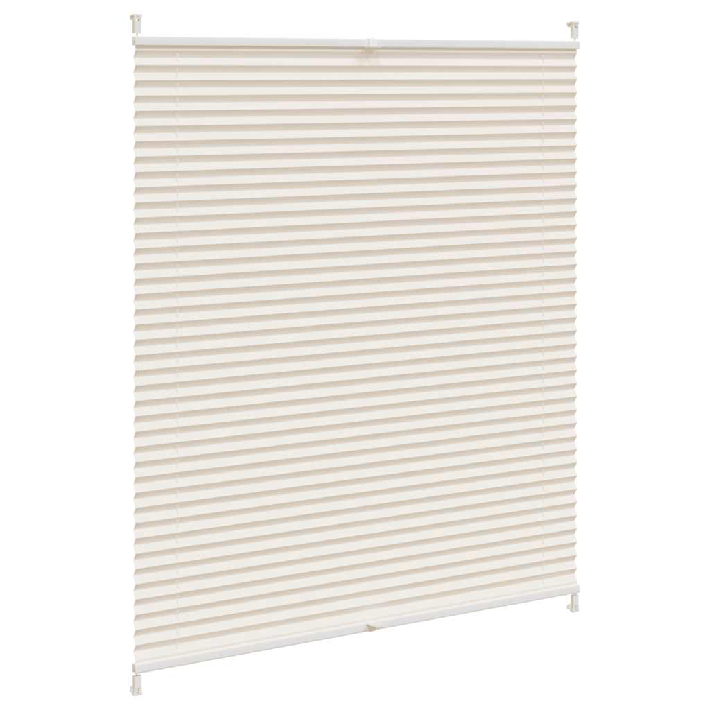 Store plissé 110x125cm Crème