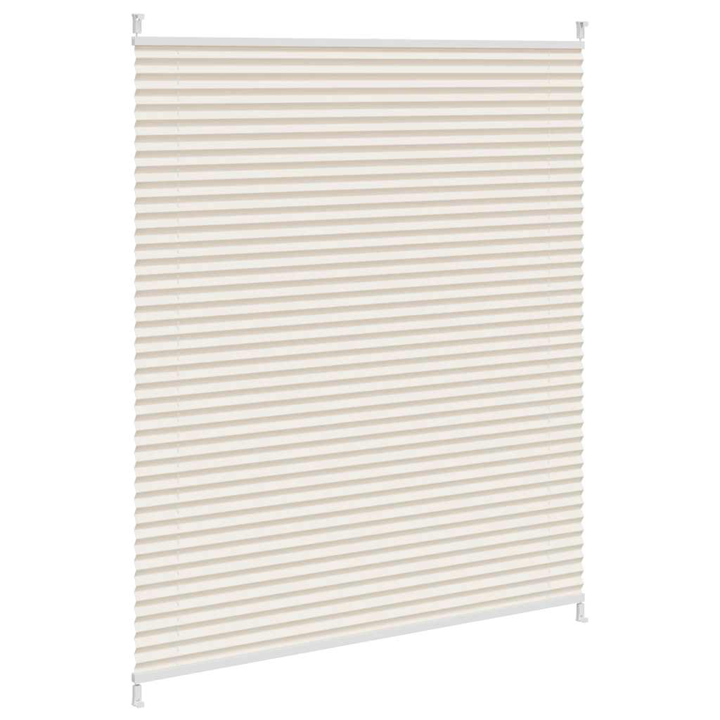 Store plissé 110x125cm Crème