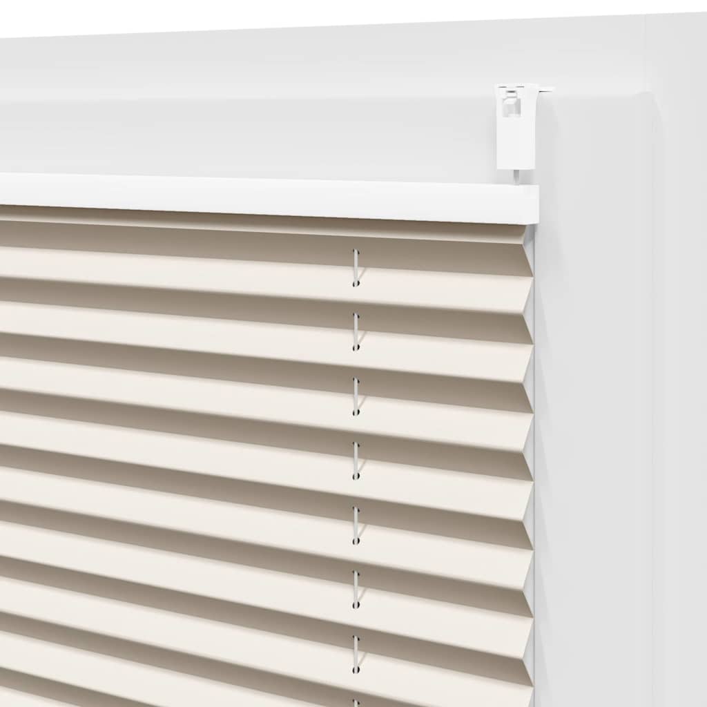 Pleated Blind Pleated Shade Roller Blind 40x150cm Cream
