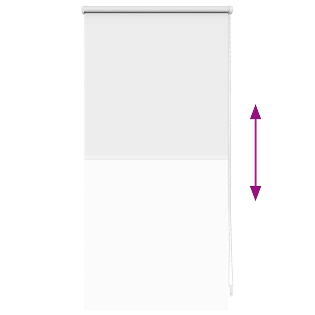 Verdunkelungsrollo 44,4 x 100 cm, Stoffbreite 40 cm, Weiß