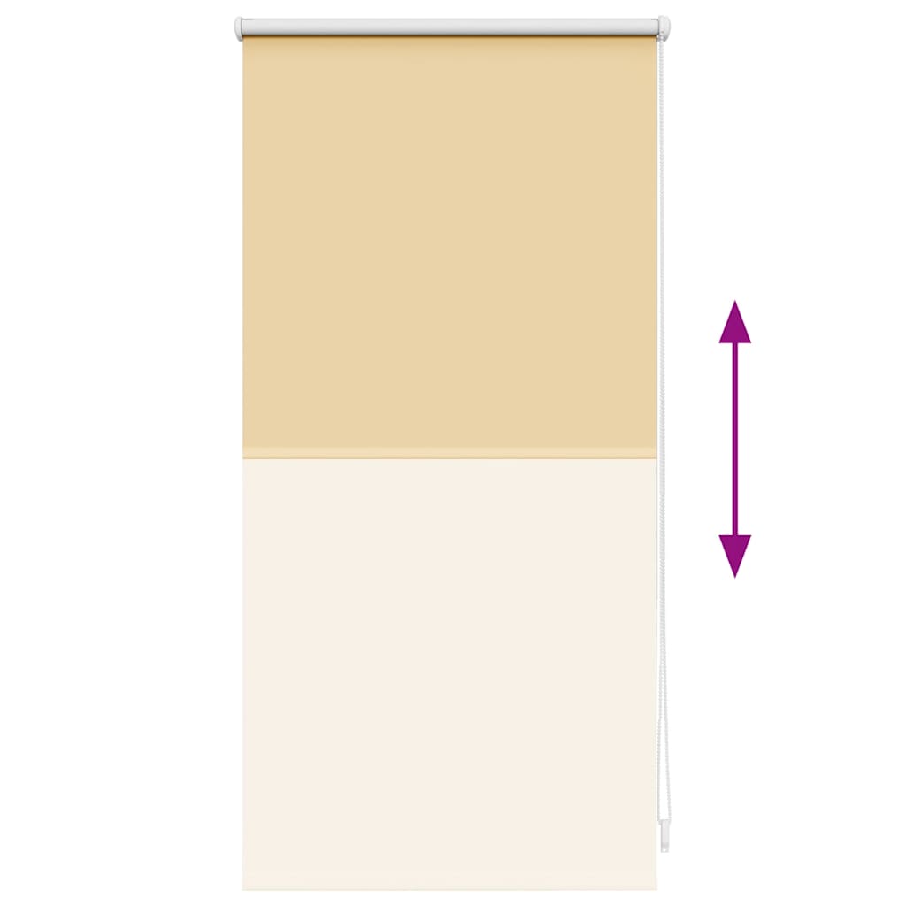 Store occultant 44,4 x 100 cm, largeur de tissu 40 cm, beige
