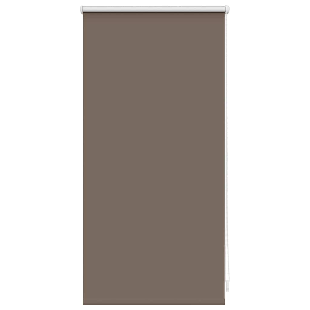 Blackout blind 44.4 x 100 cm, fabric width 40 cm, coffee brown