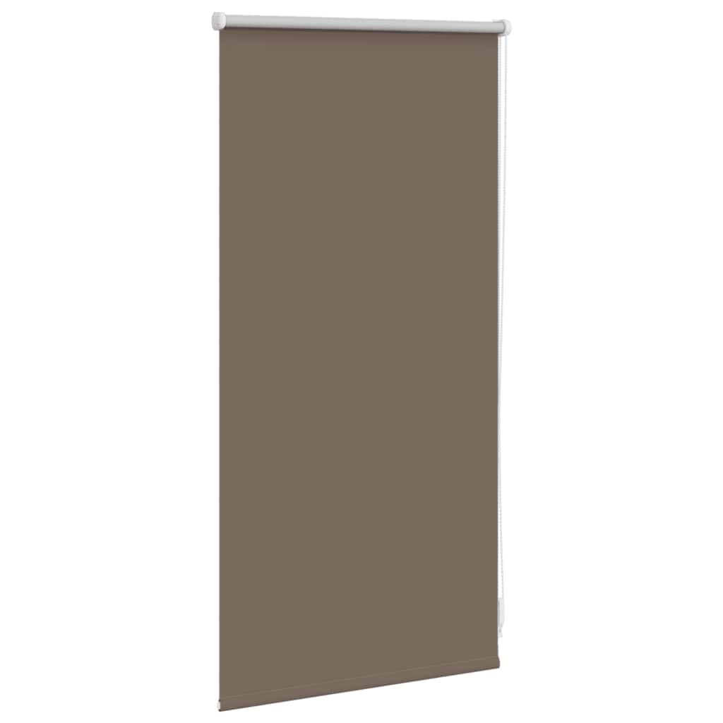 Blackout blind 44.4 x 100 cm, fabric width 40 cm, coffee brown