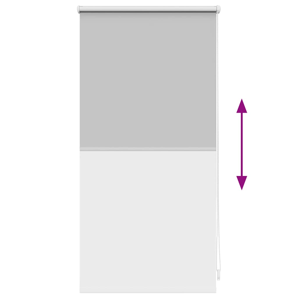 Blackout Blind 44.4 x 100 cm, fabric width 40 cm, grey