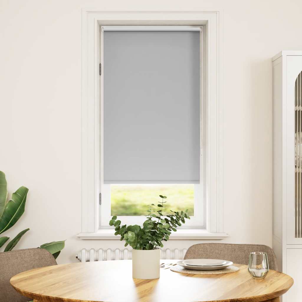 Blackout Blind 44.4 x 100 cm, fabric width 40 cm, grey