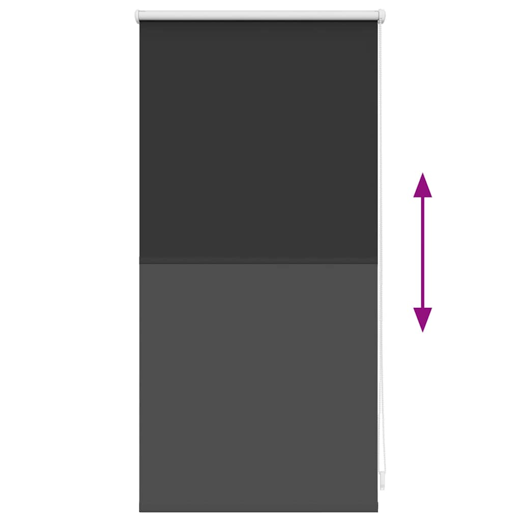 Store occultant 44,4 x 100 cm, largeur de tissu 40 cm, noir