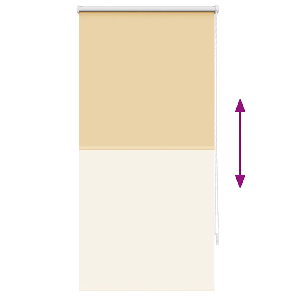 Blackout blind 64.4 x 120 cm, fabric width 60 cm, beige