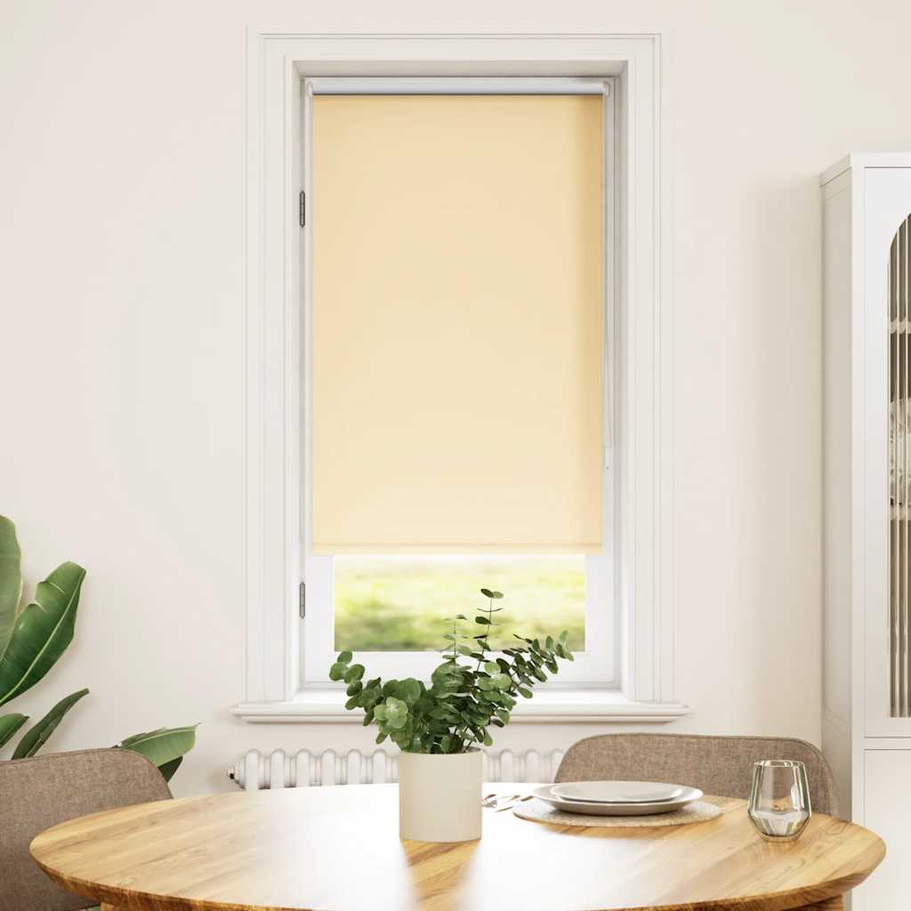 Blackout blind 64.4 x 120 cm, fabric width 60 cm, beige