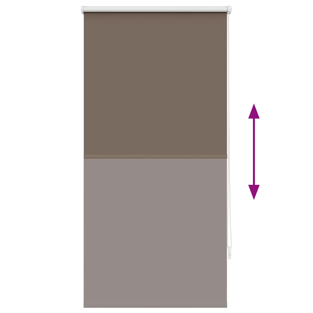 Store occultant 64,4 x 120 cm, largeur de tissu 60 cm, marron café