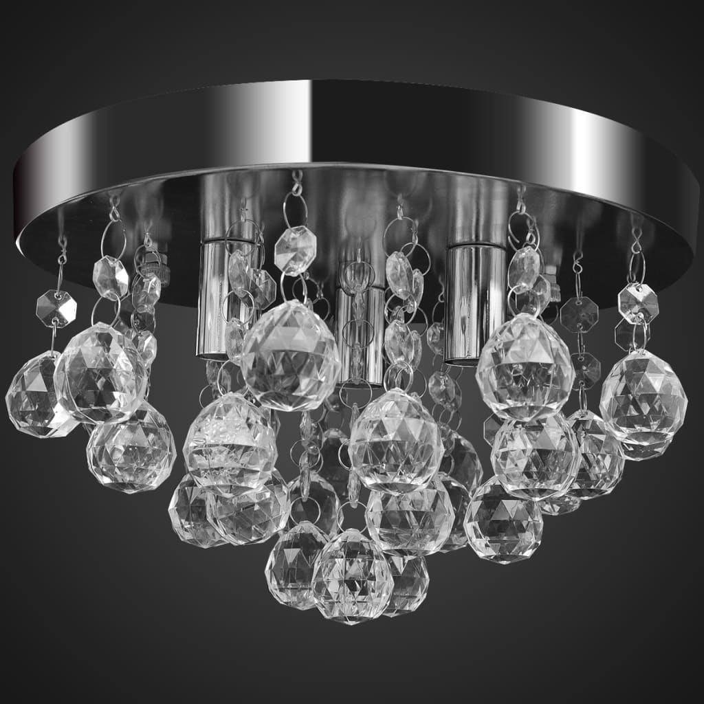 Chandelier Ceiling Light Crystal Design Lustre Chrome