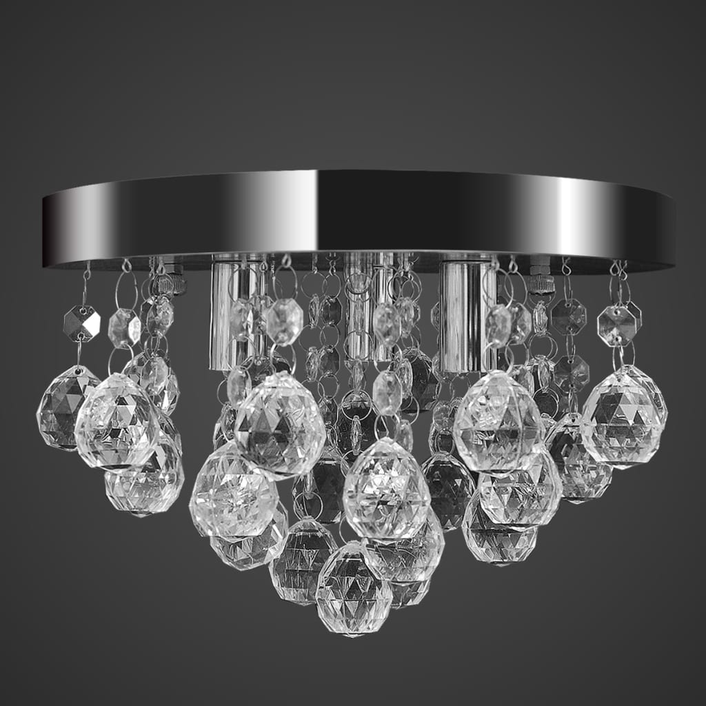 Chandelier Ceiling Light Crystal Design Lustre Chrome