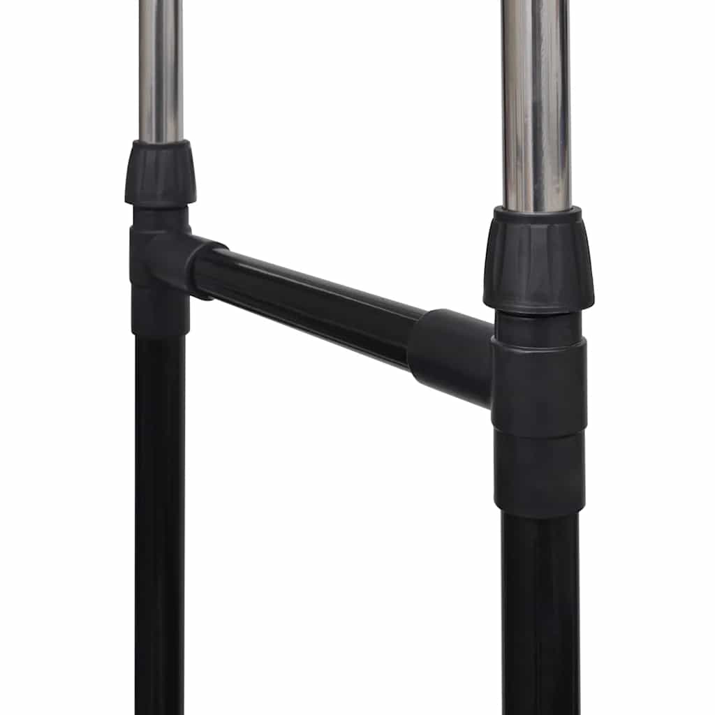 Adjustable Clothes Racks 2 pcs. 2 Hanging Rails