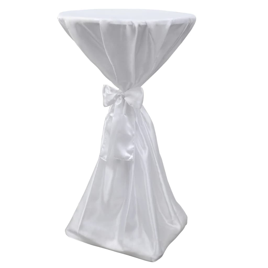 2 x Table Cover Bar Table Cover white 80 cm