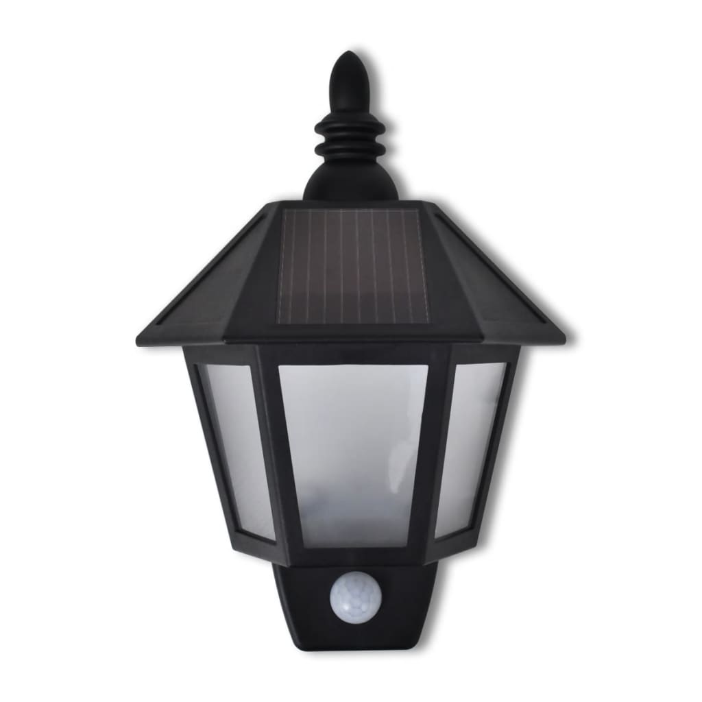 Solar Wall Lights with Motion Sensor, 2 pcs
