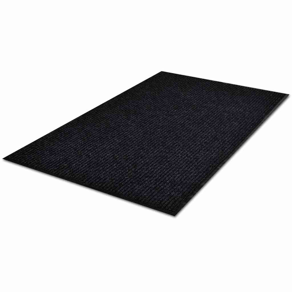 Doormat Black 90 x 120 cm PVC