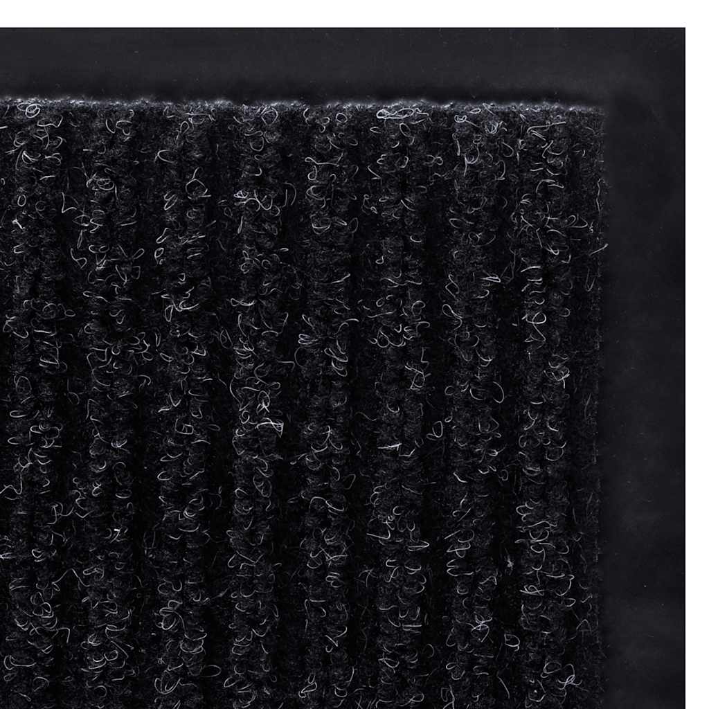 Doormat Black 90 x 120 cm PVC
