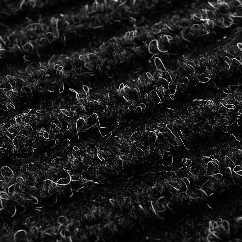 Doormat Black 90 x 120 cm PVC