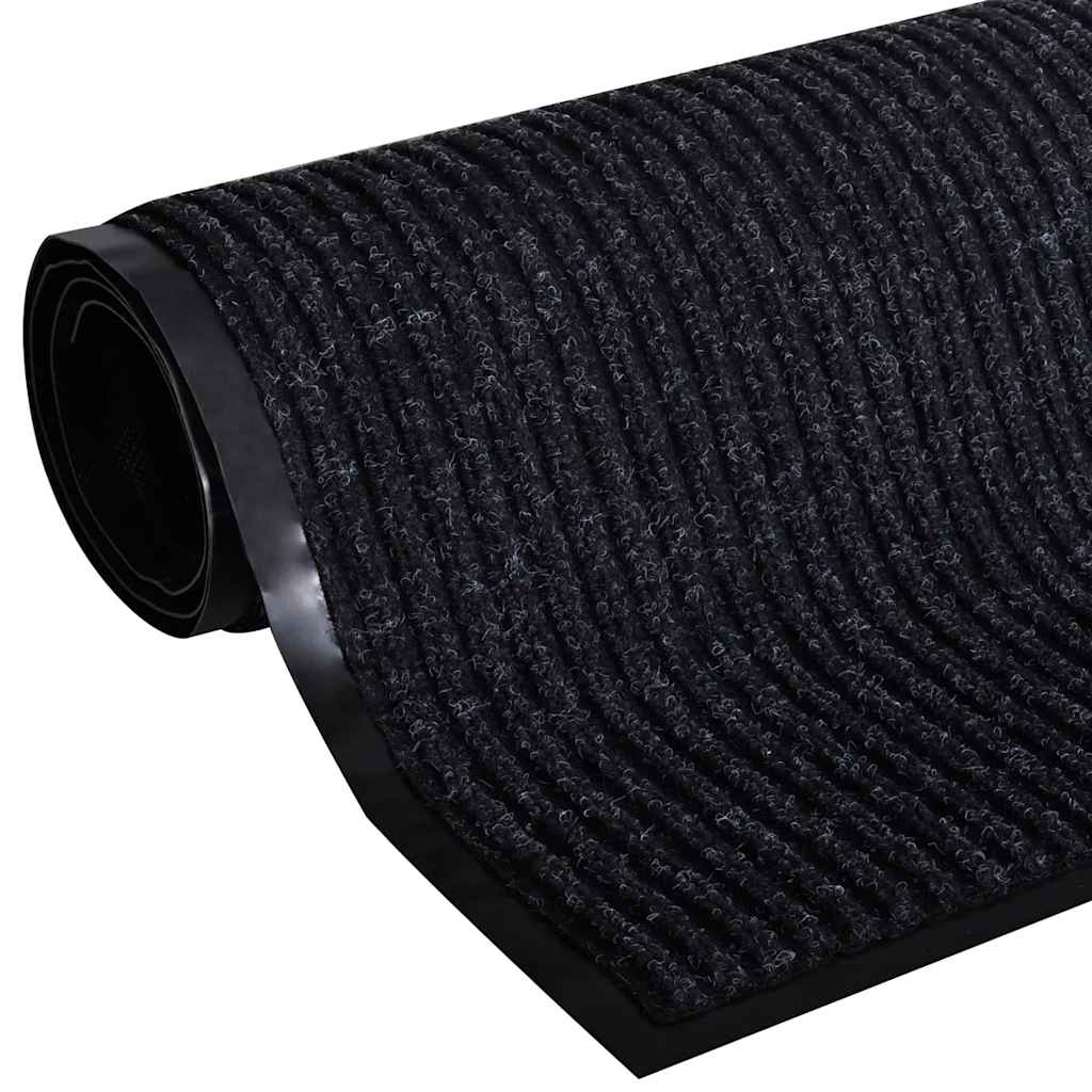 Doormat Black 90 x 150 cm PVC
