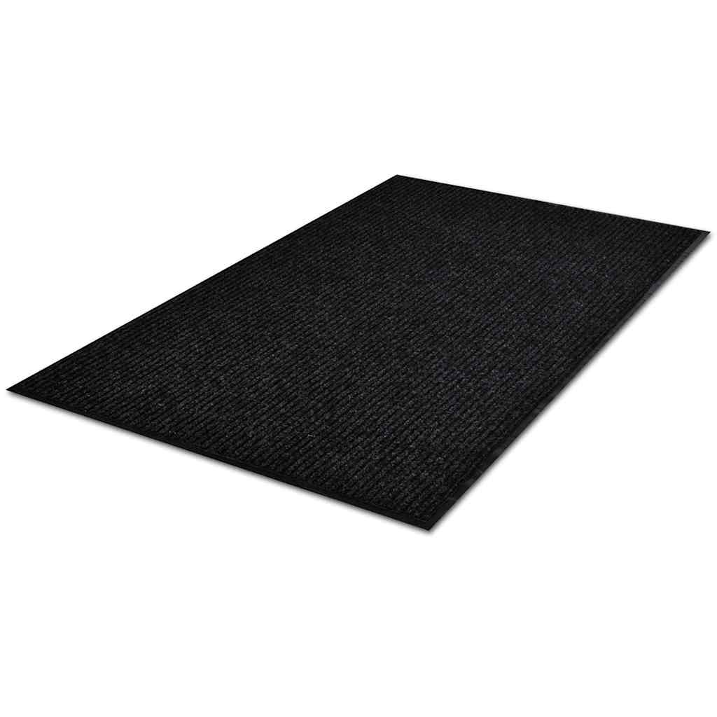 Doormat Black 90 x 150 cm PVC