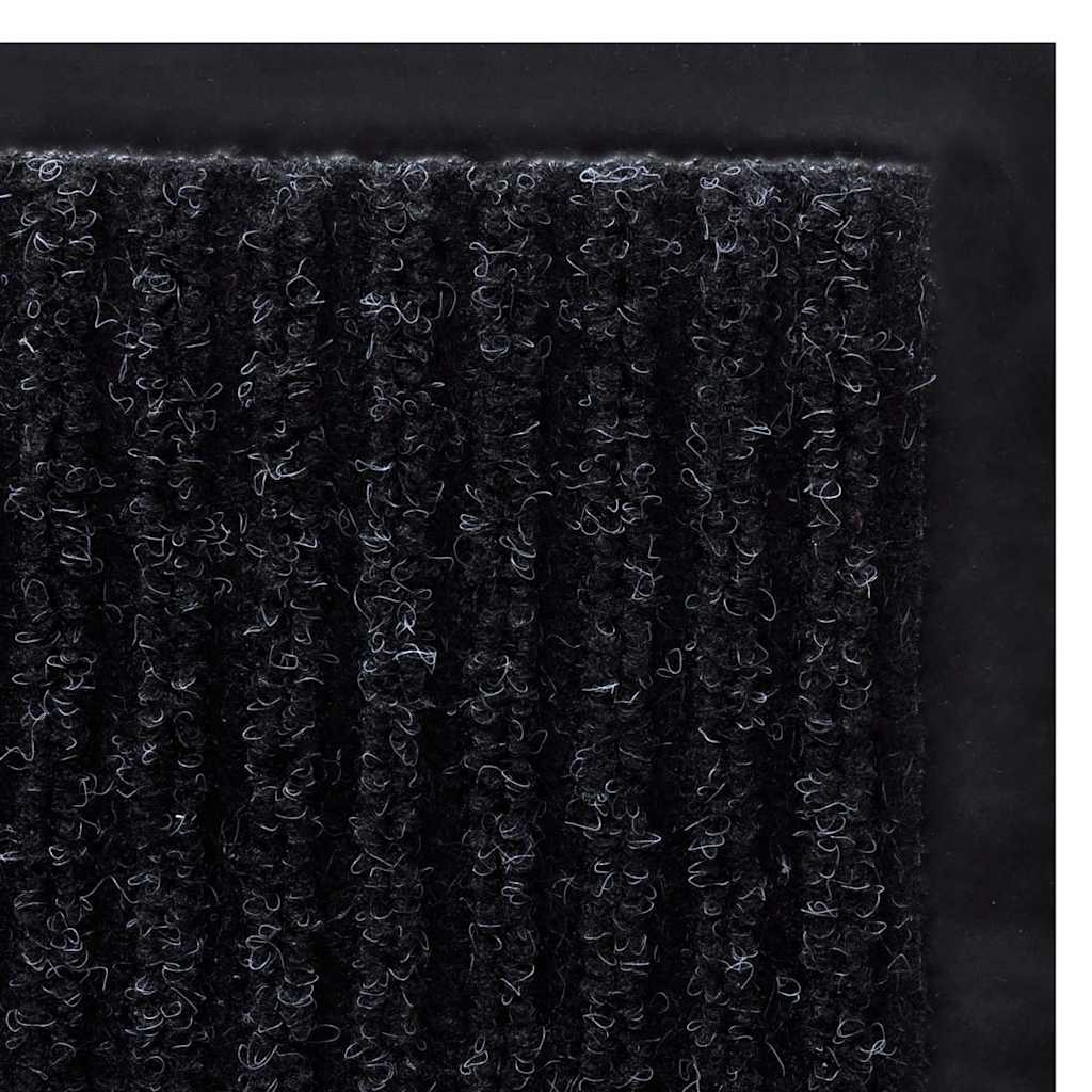 Doormat Black 90 x 150 cm PVC