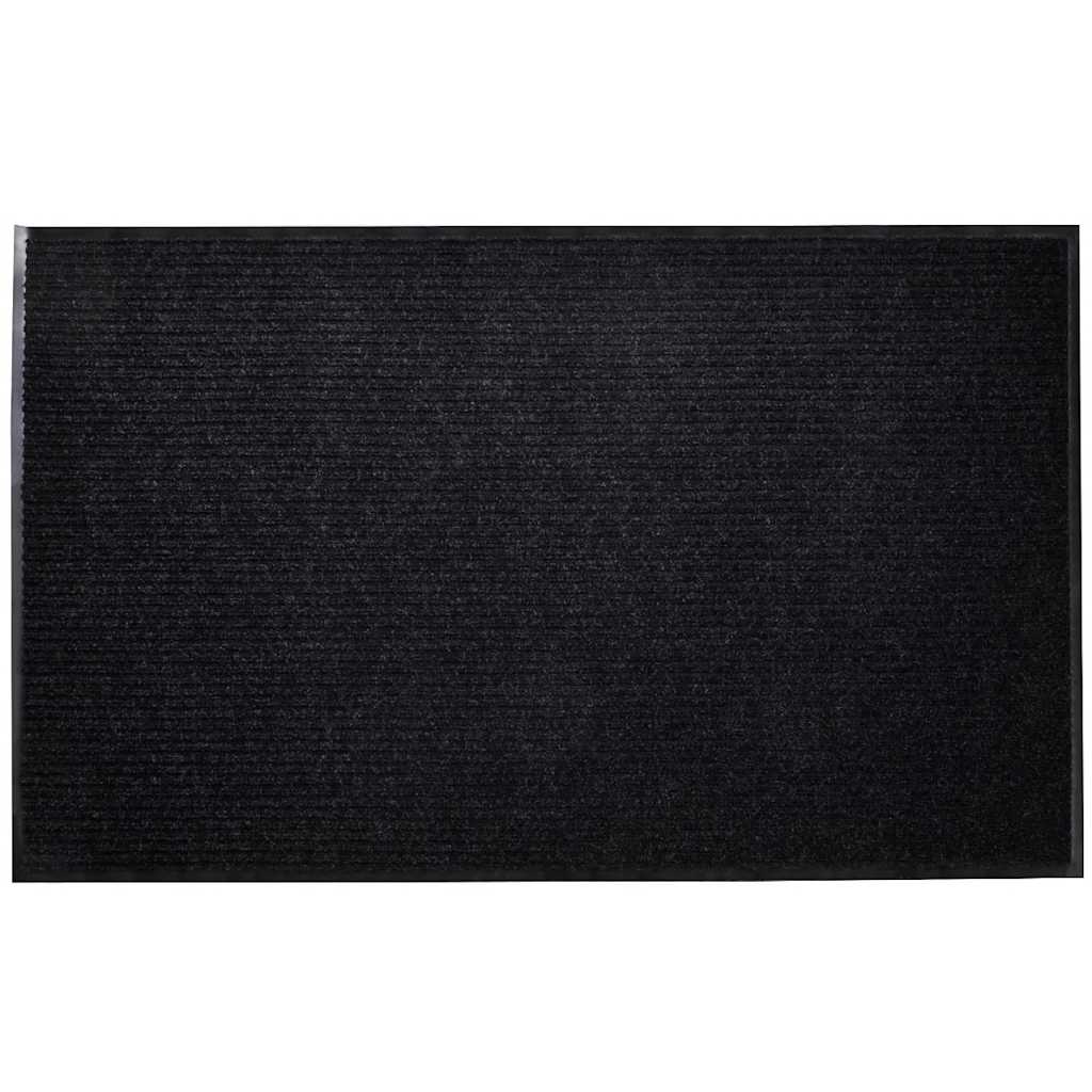 Doormat Black 120 x 180 cm PVC