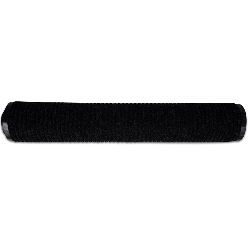 Doormat Black 120 x 180 cm PVC