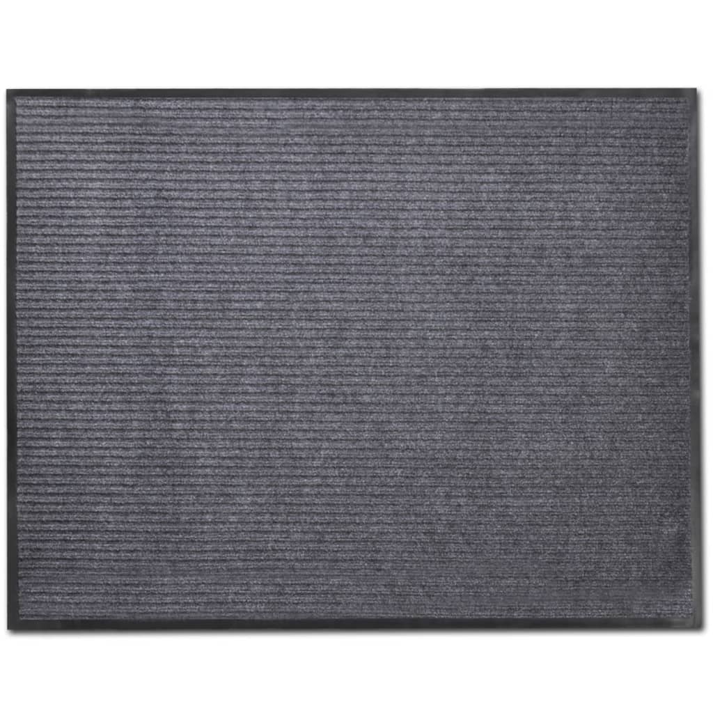 Doormat Grey 120 x 180 cm PVC