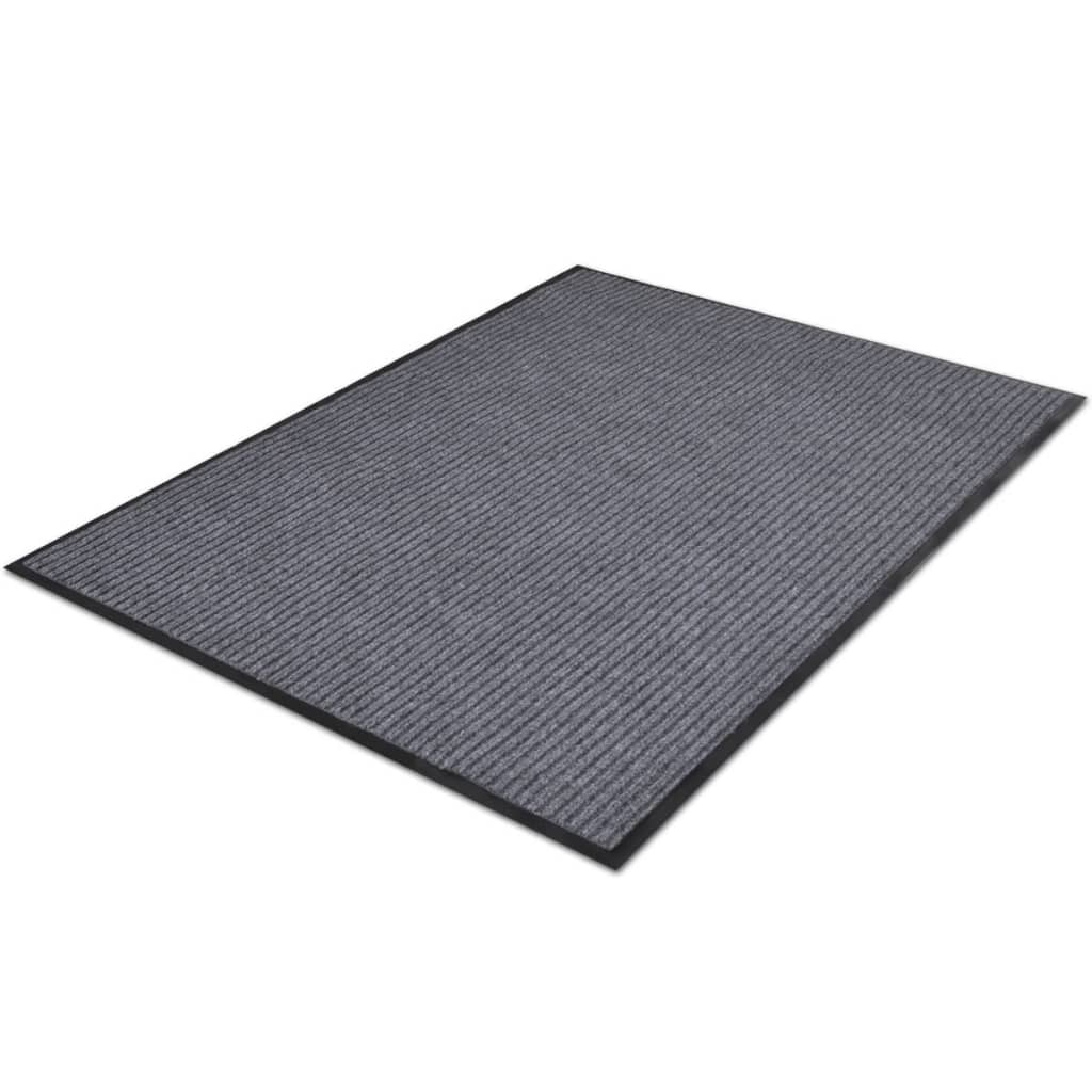Doormat Grey 120 x 180 cm PVC