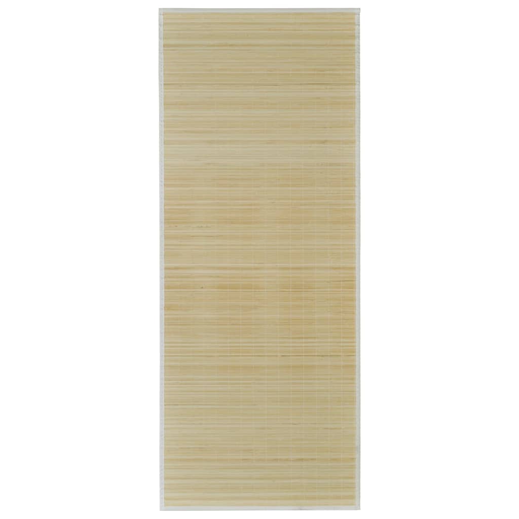 Bamboo Rug Natural Rectangular 80x300 cm