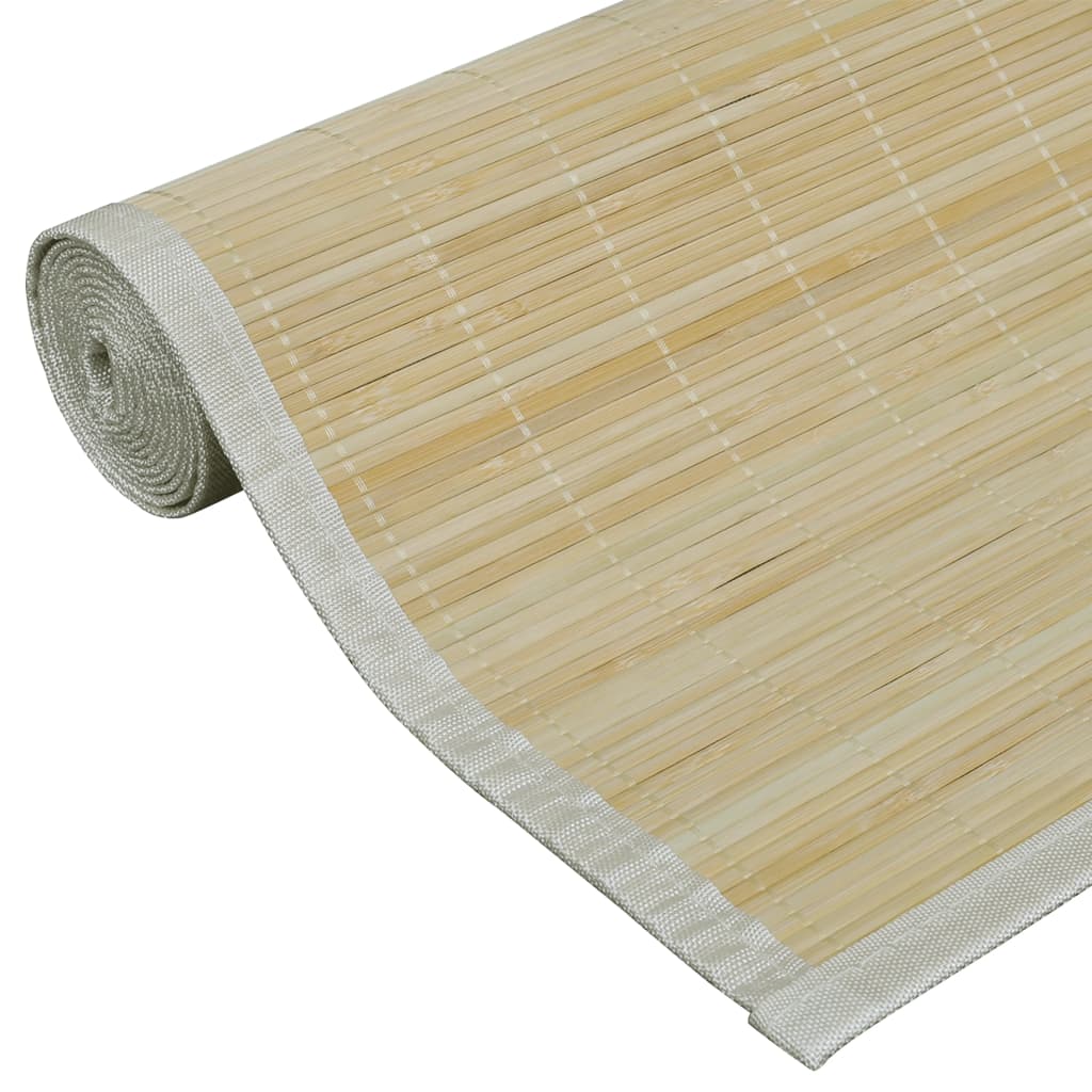 Carpet Bamboo Natural Rectangular 120x180 cm
