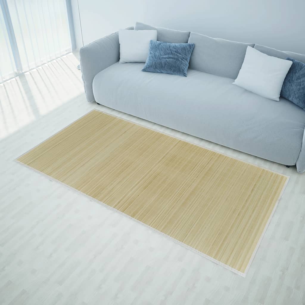 Carpet Bamboo Natural Rectangular 120x180 cm