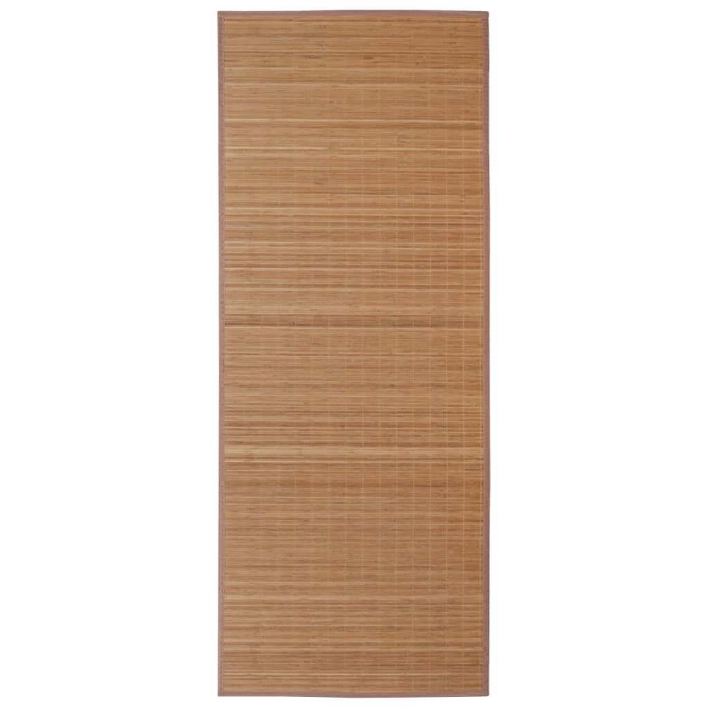 Carpet Bamboo Brown Rectangular 80x300 cm
