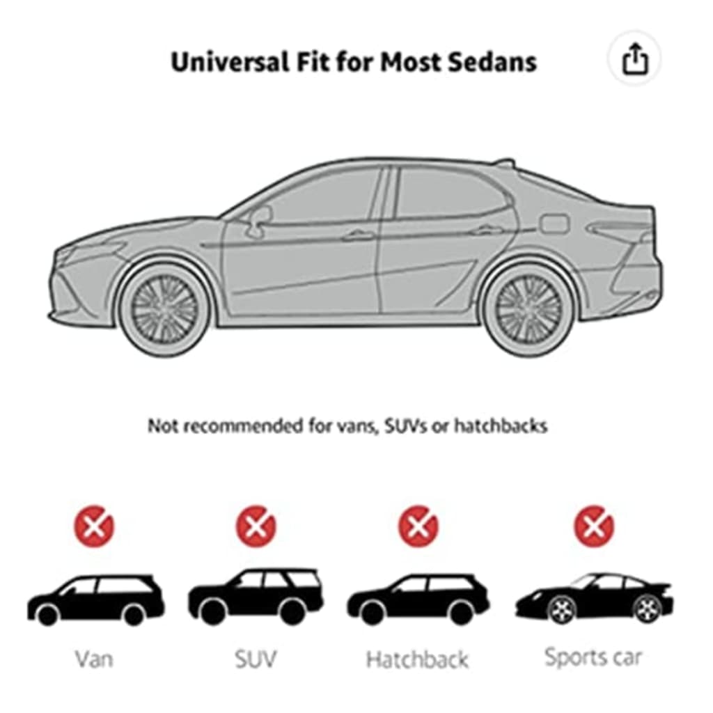 Housse de protection pour voiture en intissé taille M