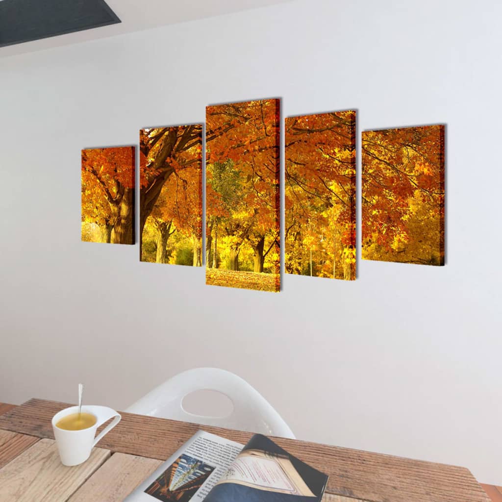 Pictures Decoration Set Maple 200 x 100 cm