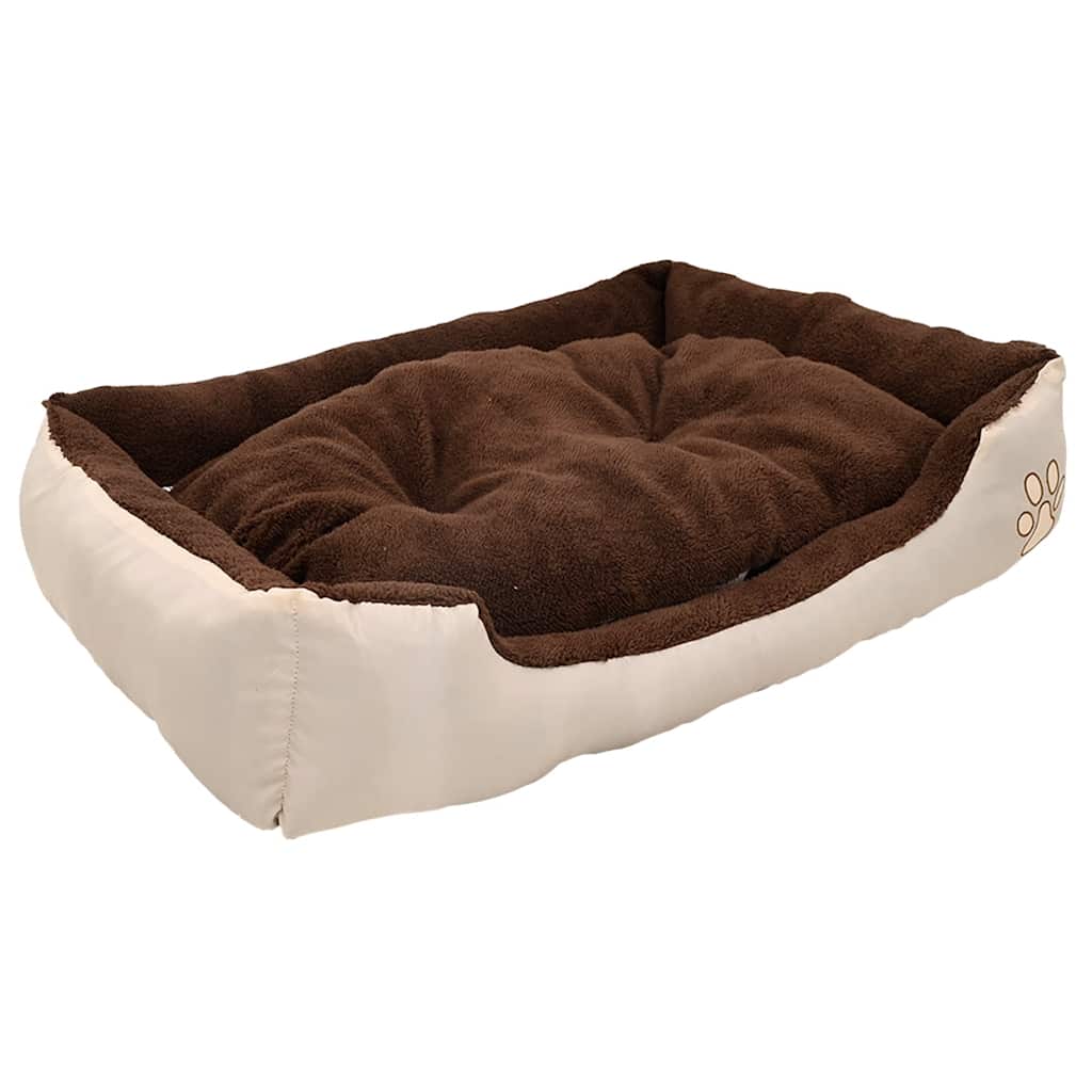 Warmes Hundebett mit Polsterkissen XL