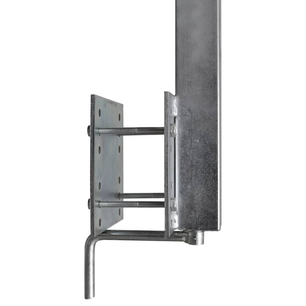 Béquilles de remorque bateau roue double, lot de 2, 59-84 cm