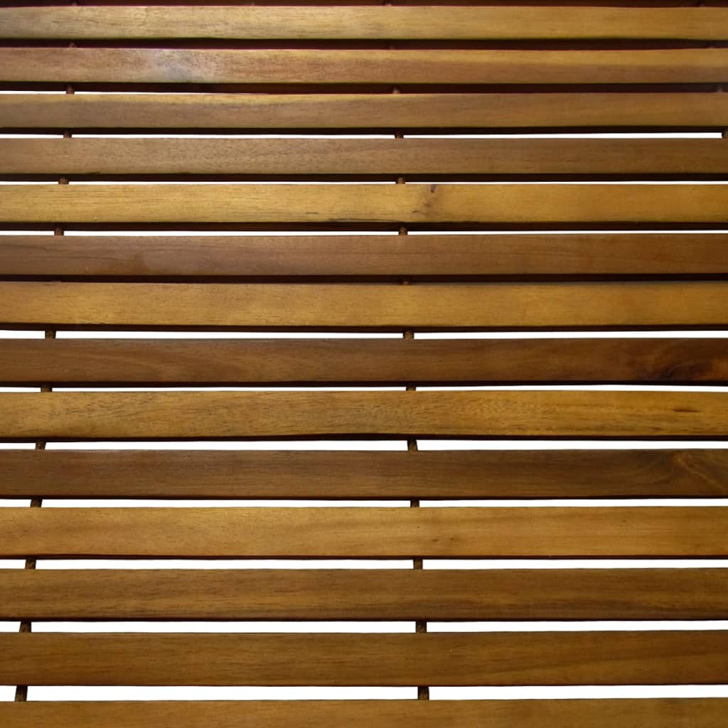 3 x tapis de bain en bois d'acacia 80 x 50 cm