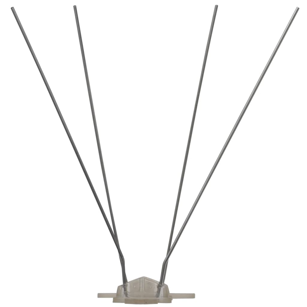 6-piece Bird Repellent Spike Set 3 m Plastic 4-row
