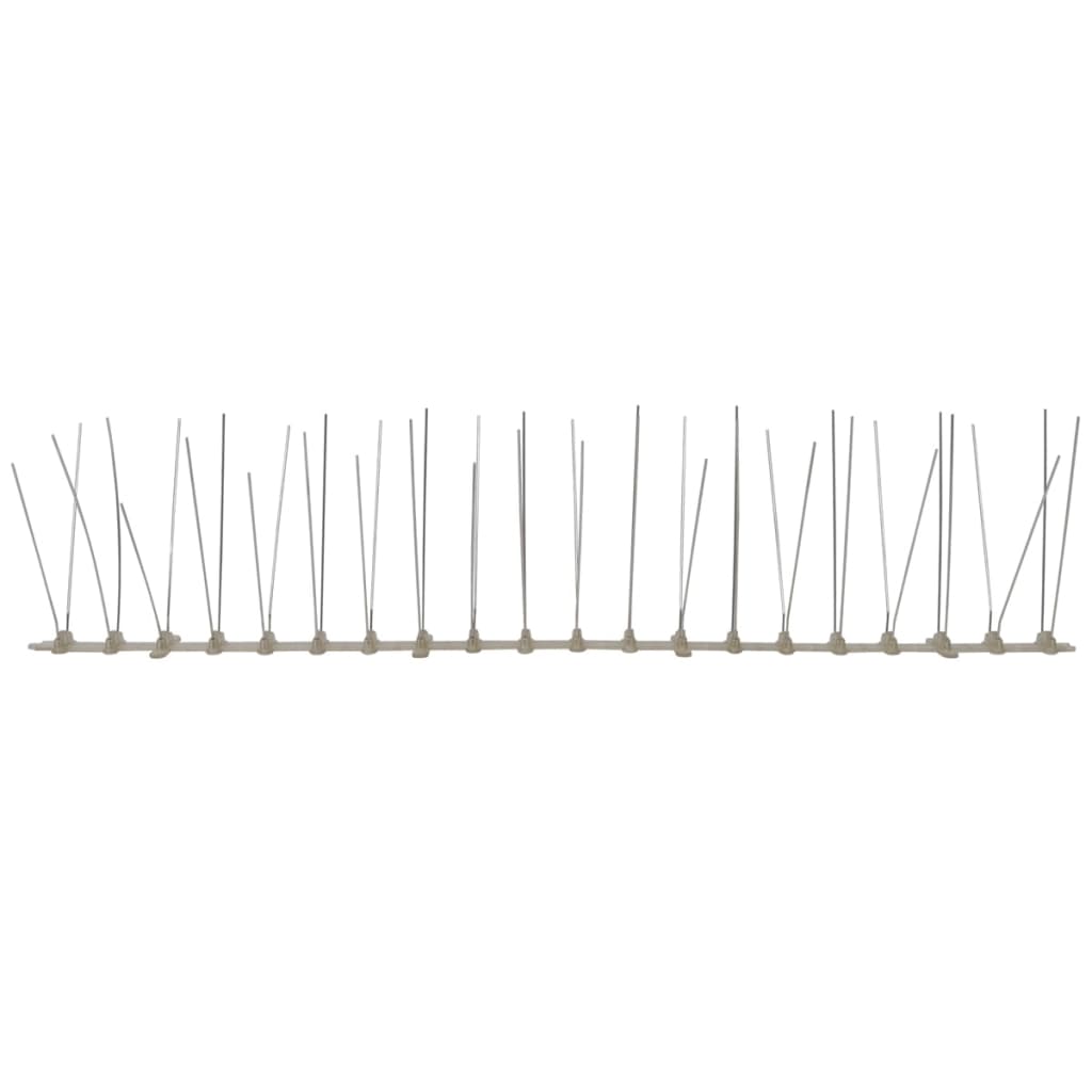 6-piece Bird Repellent Spike Set 3 m Plastic 4-row