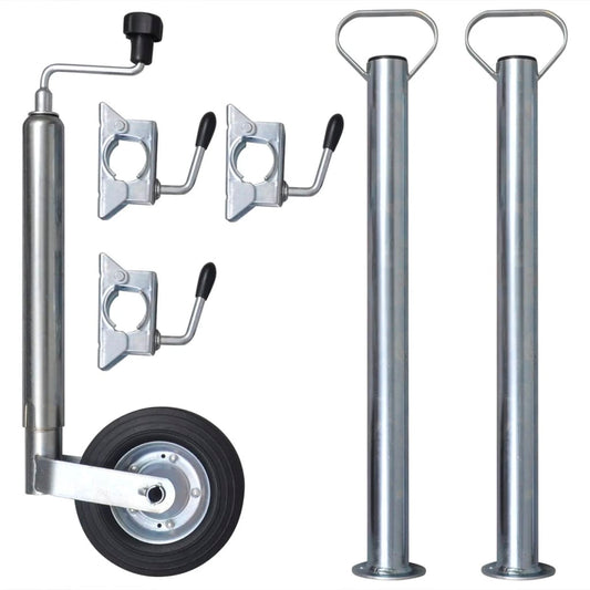 48 mm jockey wheel with 2 parking stands & 3 clamps