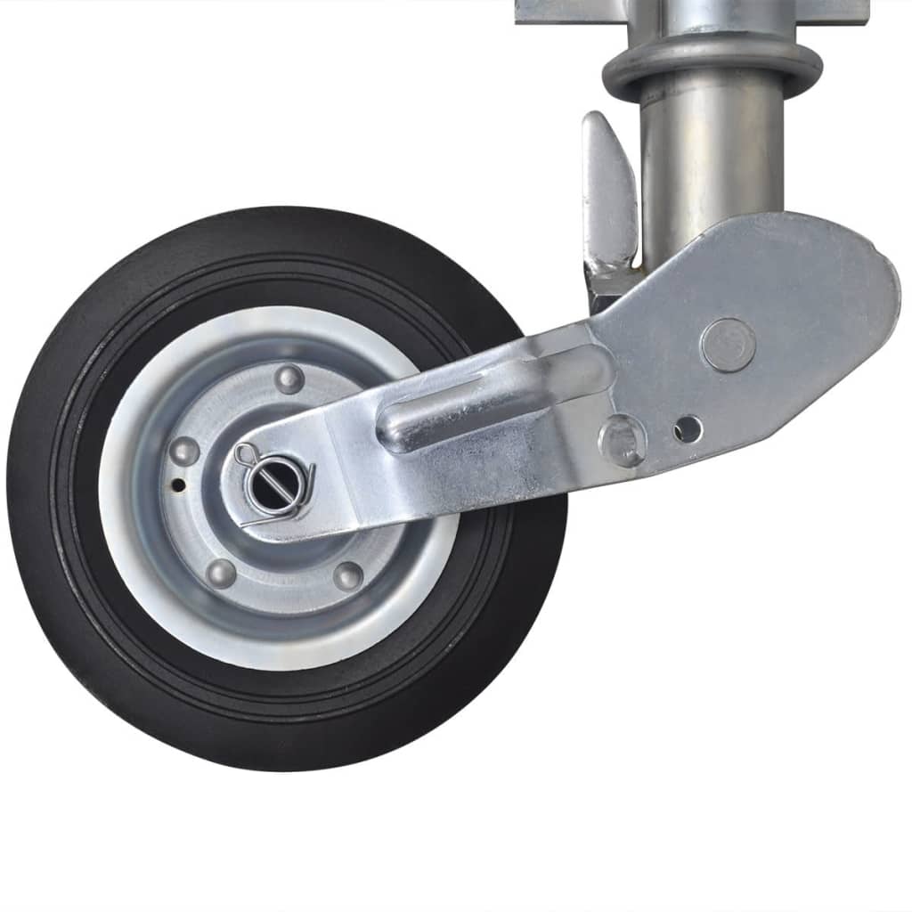 Roue jockey robuste de 60 mm, rabattable
