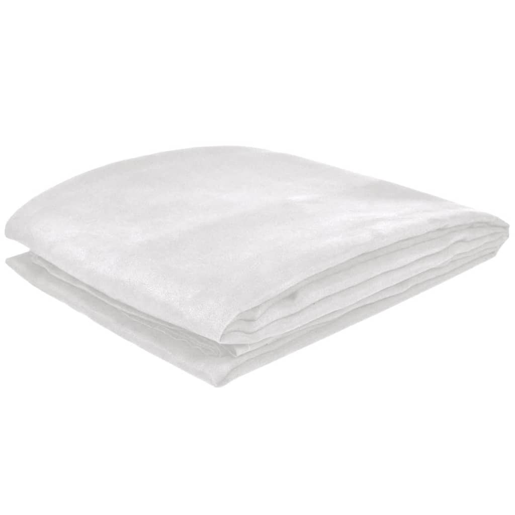 Jeté de canapé en micro-suède Crème 140 x 210 cm