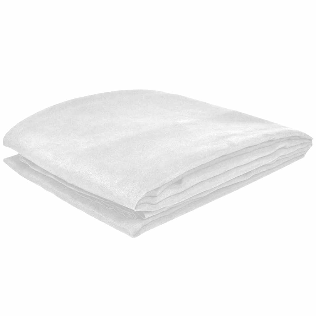 Micro-Suede Sofa Throw Bedspread Cream 210 x 280 cm