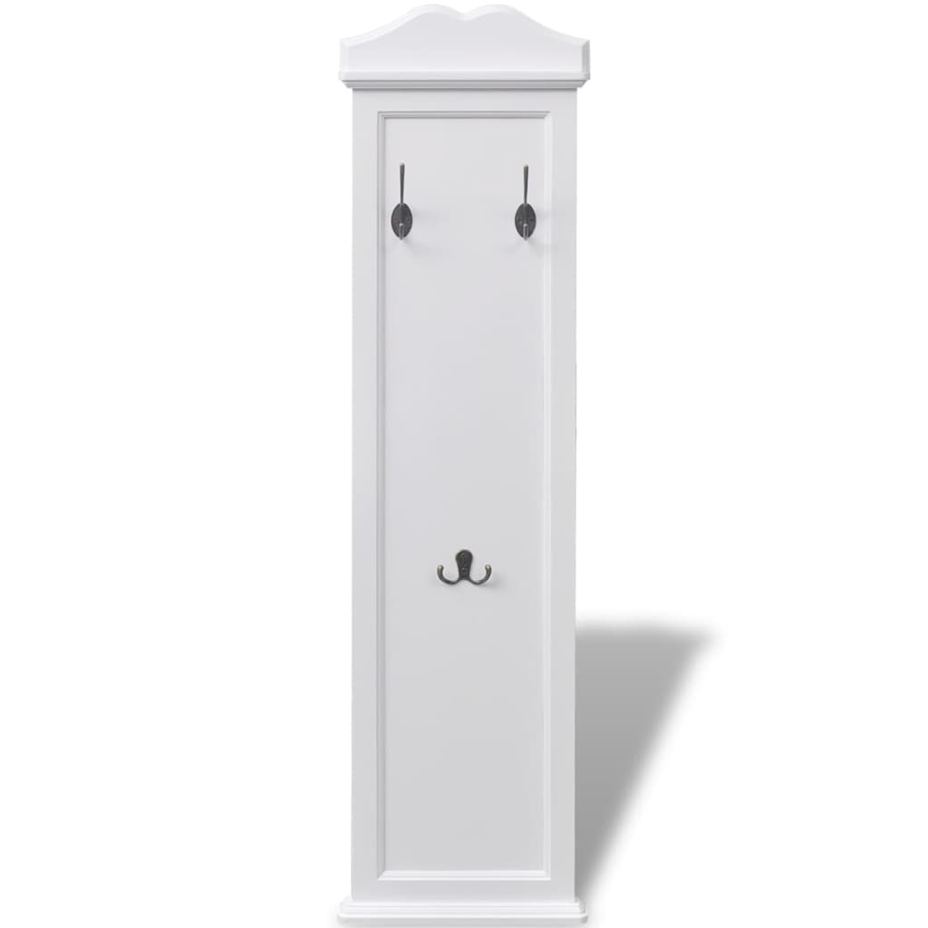Coat Rack Panel 2 pcs. White