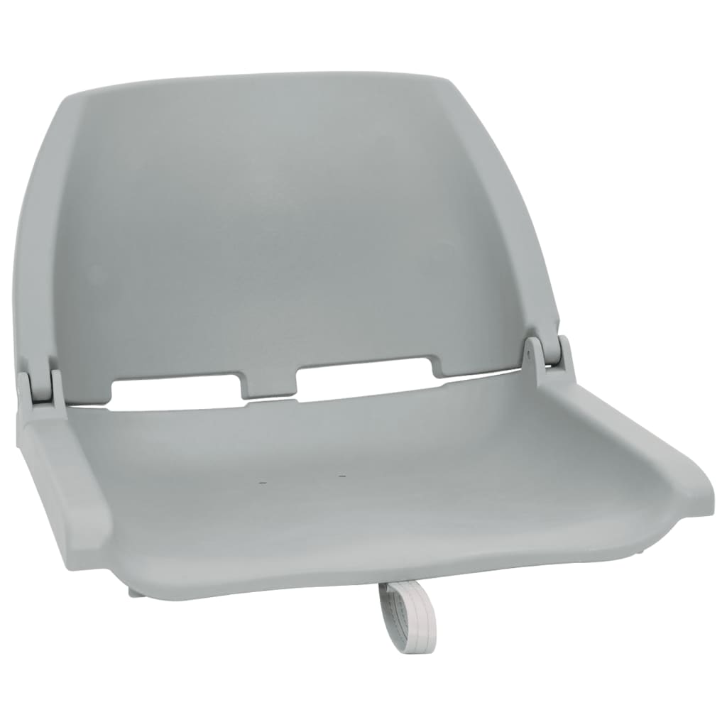 Lot de 2 sièges bateau pliables gris