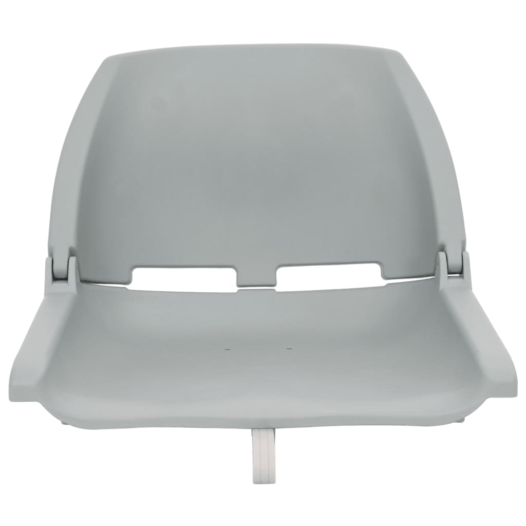 Lot de 2 sièges bateau pliables gris