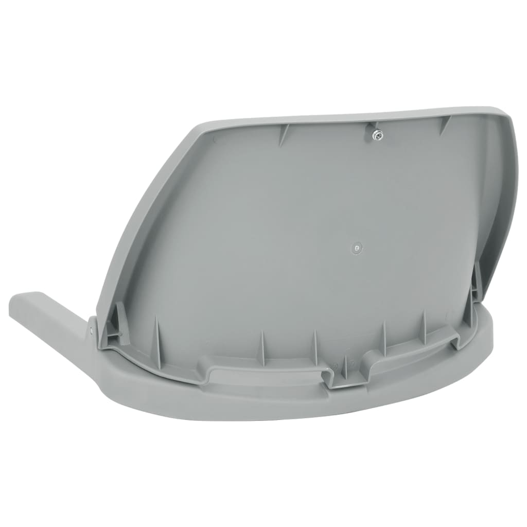 Lot de 2 sièges bateau pliables gris