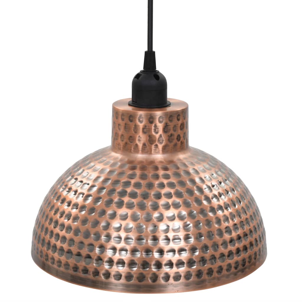 Ceiling lights 2 pcs, hemispherical, copper-coloured